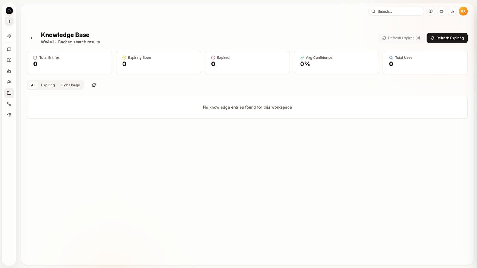 The knowledge base